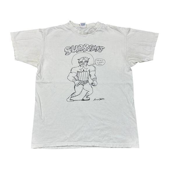 Supreme Other - Rare Supreme Daniel Johnston Captain America T Shirt Men's Large Streetwear